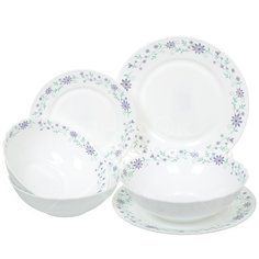 Сервиз столовый из стеклокерамики, 19 предметов, Констанция 130-21104