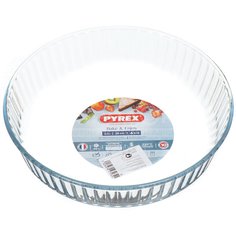 Форма для выпечки жаропрочная стеклянная Pyrex 818BN00ST/17 круглая 26 см
