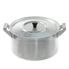 Кастрюля алюминиевая полированная Scovo Демидово ПП-027, 6 л