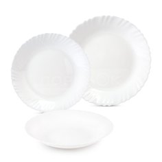 Сервиз столовый из стекла, 18 предметов, Feston Q1498 Luminarc