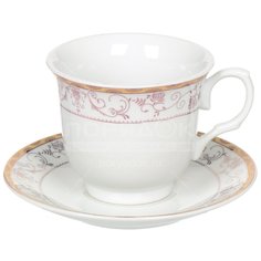 Сервиз чайный из керамики, 12 предметов, Золотые блики DNN