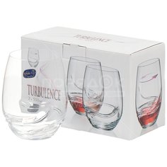 Стакан стеклянный Bohemia Turbulence 23018/500/2, 2 шт, 500 мл