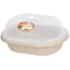 Хлебница пластиковая Elf plast Плетенка 441, 32х23х14.5 см