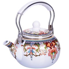 Чайник эмалированный Mayer&Boch Узор 26493, 2.5 л