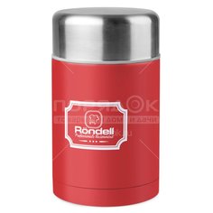 Термос из нержавеющей стали Picnic Red Rondell RDS-945 с широким горлом, 0.8 л