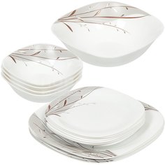 Сервиз столовый из стеклокерамики, 15 предметов, Орфей W-15Q-130303 Daniks