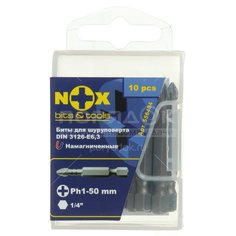 Набор бит Nox 556404 Ph 1, 50 мм, 10 шт