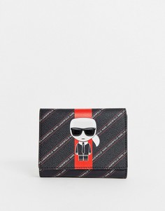 Бумажник Karl Lagerfeld - ikonik-Черный