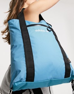 Голубая сумка-тоут adidas Originals Adventure-Зеленый цвет