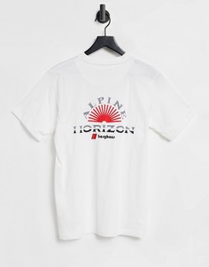 Белая футболка Berghaus Alpine Horizon-Белый