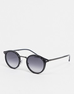 Черные круглые солнцезащитные очки Hugo Boss-Черный цвет
