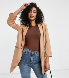 Бежевый строгий блейзер Missguided Tall