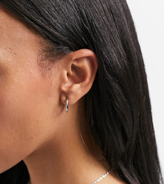 Серебристые серьги-кольца Accessorize-Серебристый