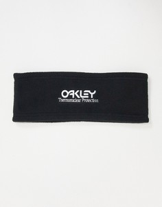 Черная горнолыжная повязка на голову из флиса с логотипом Oakley-Черный