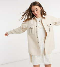 Кремовая куртка-рубашка Reclaimed Vintage Inspired-Белый