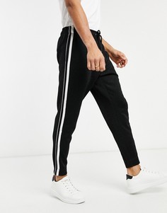 Черные брюки с полосками от комплекта Azat Mard-Черный цвет