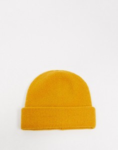 Желтая шапка-бини Monki-Желтый