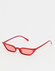 Красные солнцезащитные очки "кошачий глаз" SVNX-Красный