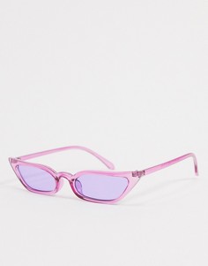 Фиолетовые солнцезащитные очки "кошачий глаз" SVNX-Фиолетовый цвет
