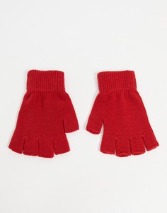 Красные перчатки без пальцев SVNX-Красный