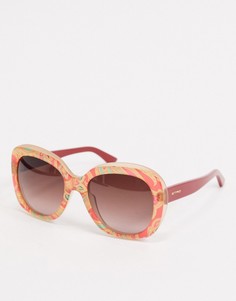 Овальные солнцезащитные очки Etro-Многоцветный