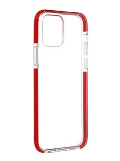 Чехол Gurdini для APPLE iPhone 12 / 12 Pro Crystall Ice Silicone Red 913027