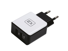 Зарядное устройство Exployd Sonder 2xUSB 3.4A Black-White EX-Z-431