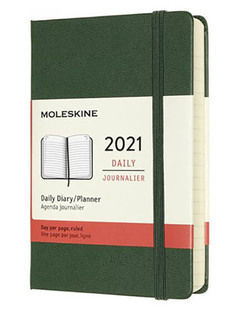 Ежедневник Moleskine Classic Pocket 90x140mm 200 листов Green DHK1512DC2