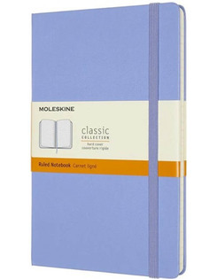 Блокнот Moleskine Classic Large 130х210mm 120 листов Blue Hydrangea QP060B42 / 1214858