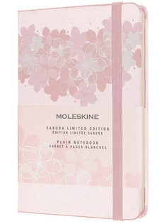 Блокнот Moleskine Le Sakura Pocket 90x140mm 96 листов Light Pink LESU03QP012 / 1216694