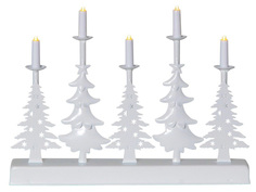 Декоративный подсвечник Star Trading Walder 5 LED-свечей 23.5x32cm Warm White 188-74