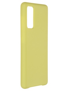 Чехол Innovation для Samsung Galaxy S20 FE Soft Inside Yellow 19105