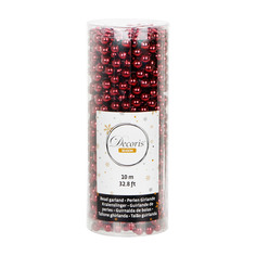 Гирлянда из бусинок Kaemingk бордо 10 м в тубе