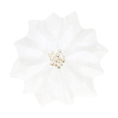 Блюдо ArdaCam Poinsettia 28 см белое
