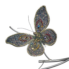 Украшение елочное Goodwill бабочка на клипсе 15 см