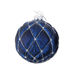 Игрушка елочная Boltze шар синий 8 см