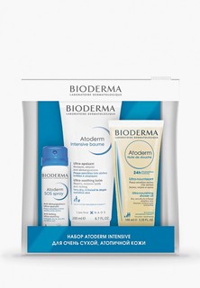 Набор для ухода за телом Bioderma Атодерм Интенсив: Бальзам Интенсив 200+ Масло 100 + SOS 50мл шт.