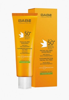 Крем для лица Babe Laboratorios солнцезащитный, безмасляный, SPF-50, 50 мл