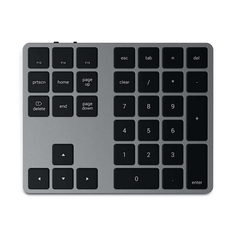 Клавиатура беспроводная Satechi Aluminum Extended Keypad Space Gray (ST-XLABKM)