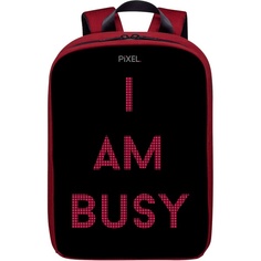 Рюкзак PIXEL PLUS с LED дисплеем, Red Line