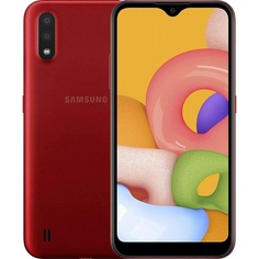 Смартфон Samsung Galaxy M01 32 ГБ красный
