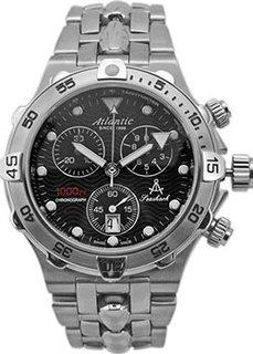 Швейцарские наручные мужские часы Atlantic 88485.41.68. Коллекция Seashark