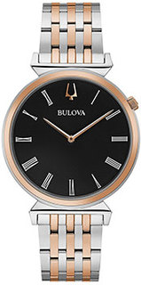 Японские наручные мужские часы Bulova 98A234. Коллекция Regatta