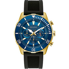 Японские наручные мужские часы Bulova 98A244. Коллекция Sports