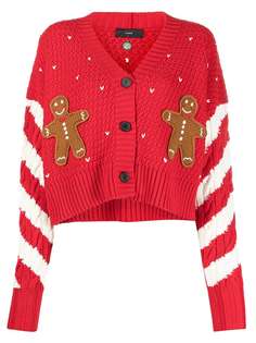 Alanui укороченный кардиган Candycane