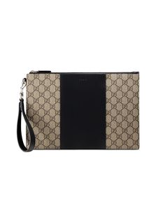 Gucci клатч с узором GG Supreme