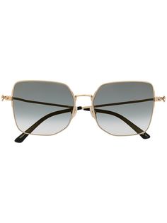 Jimmy Choo Eyewear солнцезащитные очки Trisha в массивной квадратной оправе