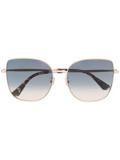 Jimmy Choo Eyewear солнцезащитные очки в массивной оправе