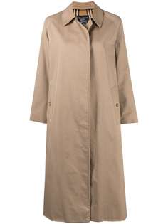 Burberry Pre-Owned расклешенное пальто длины миди