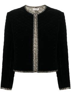 Céline Pre-Owned жакет с блестками без воротника
